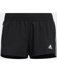 adidas Short Pacer 3-Stripes Woven - Nero