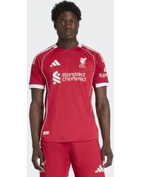 adidas - Liverpool Fc 25/26 Home Authentic Jersey - Lyst