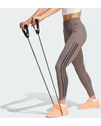 adidas - Optime Workout 3-Stripes 7/8 Leggings - Lyst