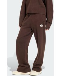 adidas - Essentials Wide Leg Knit Pants - Lyst
