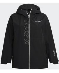 adidas - Terrex Gore-tex Paclite Rain Jacket (plus Size) - Lyst