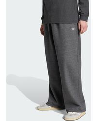 adidas - Trefoil Essentials Melange Baggy Open Hem Joggers - Lyst