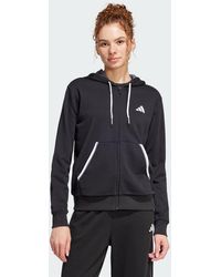 adidas - Essentials Color Pop French Terry Full-Zip Hoodie - Lyst