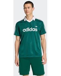 adidas - Archive Collar Engineered Jersey - Lyst