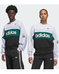 adidas - Originals Varsity Crewneck Sweatshirt - Lyst