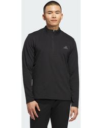 adidas - Performance 3-Stripe Quarter-Zip Sweatshirt - Lyst