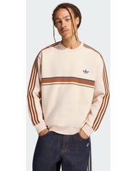 adidas - Retro Sport Oversized Crewneck Graphic Sweatshirt - Lyst