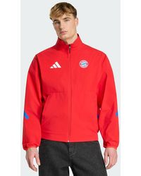 adidas - Fc Bayern Z.N.E. Anthem Jacket - Lyst