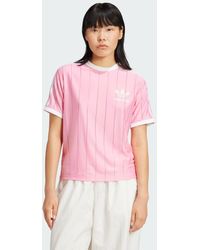 adidas - Adicolor 3-Streifen Pinstripe T-Shirt - Lyst