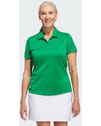adidas - Solid Short Sleeve Polo Shirt - Lyst