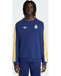 adidas - Real Madrid Originals Crew Sweatshirt - Lyst