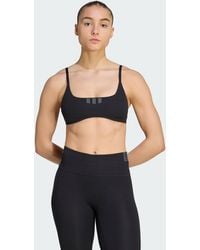 adidas - All Me Light Support Rib Bra - Lyst