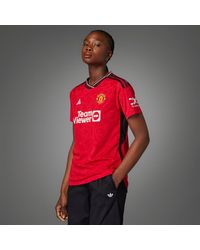 adidas - Manchester United 23/24 Home Jersey - Lyst