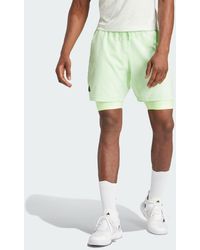 adidas Originals - Tennis Heat.rdy Shorts And Inner Shorts Set - Lyst