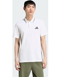 adidas - Essentials 3-Stripes Pique Polo Shirt - Lyst