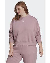 adidas sweatshirt purple