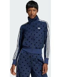 adidas - Satin Polka Dots Tt Track Top - Lyst