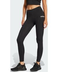 adidas - Essentials Linear Cotton Leggings - Lyst