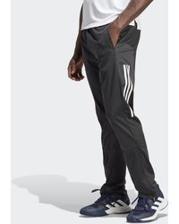 adidas - 3-stripes Knitted Tennis Joggers - Lyst