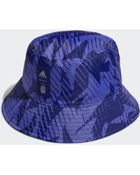 Caps & Mützen Damen Accessoires Hüte adidas Synthetik Argentinien Stoffhut in Blau 