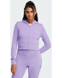 adidas - Chaqueta Deportiva De Felpa Con Cierre De Cremallera Seasonal Essentials - Lyst