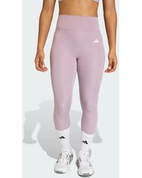 adidas Originals - Optimé Essentials No Front Rise Seam 7/8 Leggings - Lyst