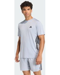 adidas - Tech Essentials Workout 3 Stripes T-Shirt - Lyst