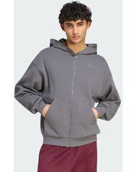 adidas - Kit Small Logo Full-Zip Hoodie - Lyst