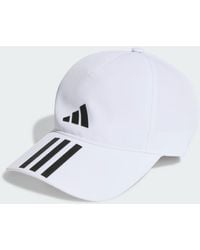 adidas - 3-stripes Aeroready Running Training Baseball Cap - Lyst