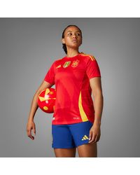 adidas - Maglia Home Authentic 2024 &#39;S Team Spain - Lyst