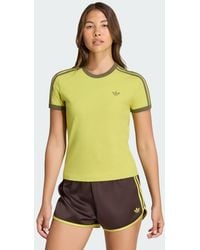 adidas - 3 Stripes Slim T-Shirt - Lyst
