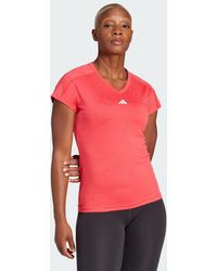 adidas - Aeroready Train Essentials Minimal Branding V-Neck Tee - Lyst