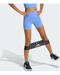 adidas - 3 Stripes Studio All Me Booty Short Leggings - Lyst