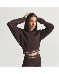adidas - Hyperglam Cropped Hoodie - Lyst