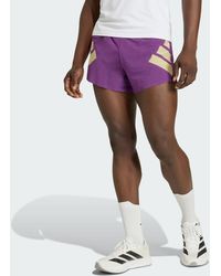 adidas - Adizero Road To Records Split Shorts - Lyst