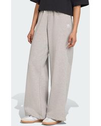 adidas - Essentials Wide Leg Pant Fleece - Lyst