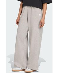 adidas - Pantalón Essentials Wide Leg Fleece - Lyst