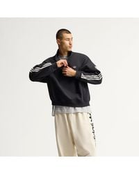 adidas - Adisignature Firebird 3 Stripes Half Zip Sweatshirt - Lyst