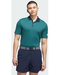 adidas - Beyond The Course Textured Polo Shirt - Lyst
