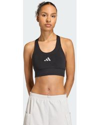 adidas - Adi365 Running Pocket Medium Support Bra - Lyst