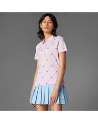 adidas - Originals Printed Trefoil Polo Shirt - Lyst
