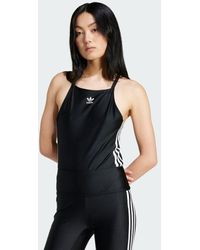adidas - 3-Stripes Bodysuit - Lyst