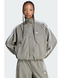 adidas - Adilenium Season 6 Faux Suede Track Top - Lyst