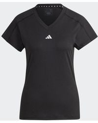adidas - Aeroready Train Essentials Minimal Branding V-neck T-shirt - Lyst