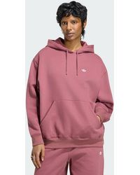 adidas - Sudadera Con Capucha De Felpa Y Corte Holgado Essentials - Lyst