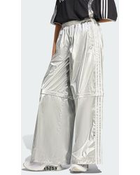 adidas - Pantaloni Da Allenamento Adilenium Season 4 Teamgeist Oversize Argento - Lyst