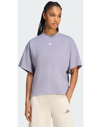 adidas - 3-Stripes Studio T-Shirt - Lyst