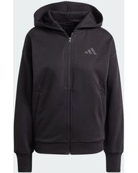 adidas - All Szn Fleece Full-Zip Hoodie - Lyst