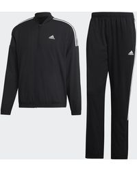 black adidas trackies