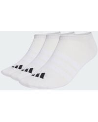 adidas - Thin&Amp;Light Sportswear No Show Socks 3 Pair Pack - Lyst